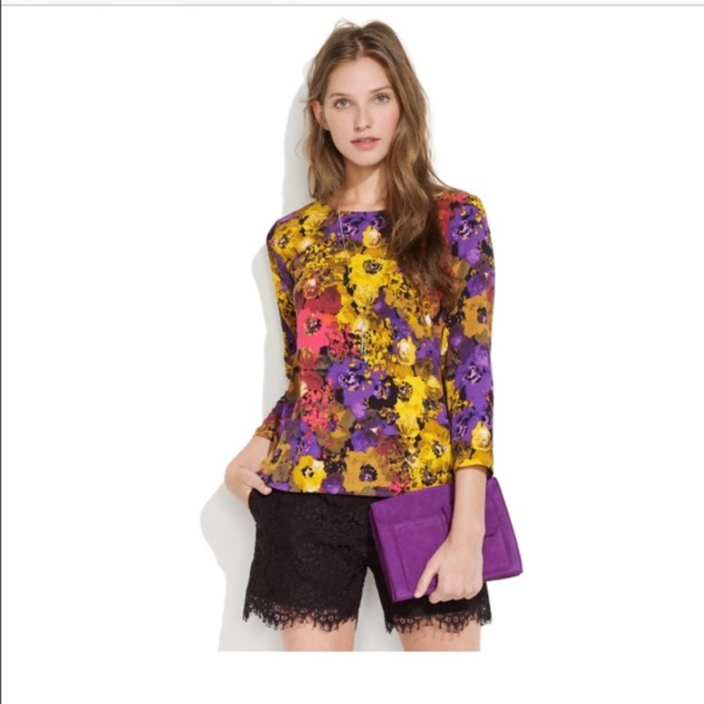 Madewell (Broadway and Broome) Black Lace Shorts-S